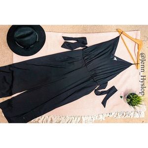 H&M Satin Wide-Leg Jumpsuit